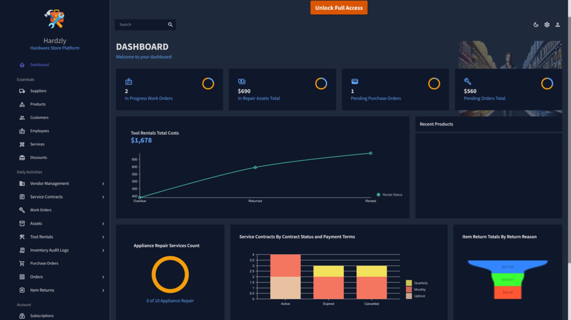 Hardzly product screenshot