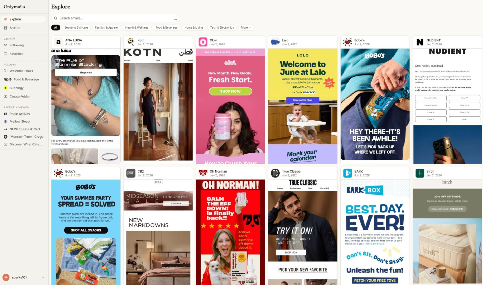 Onlymails product screenshot