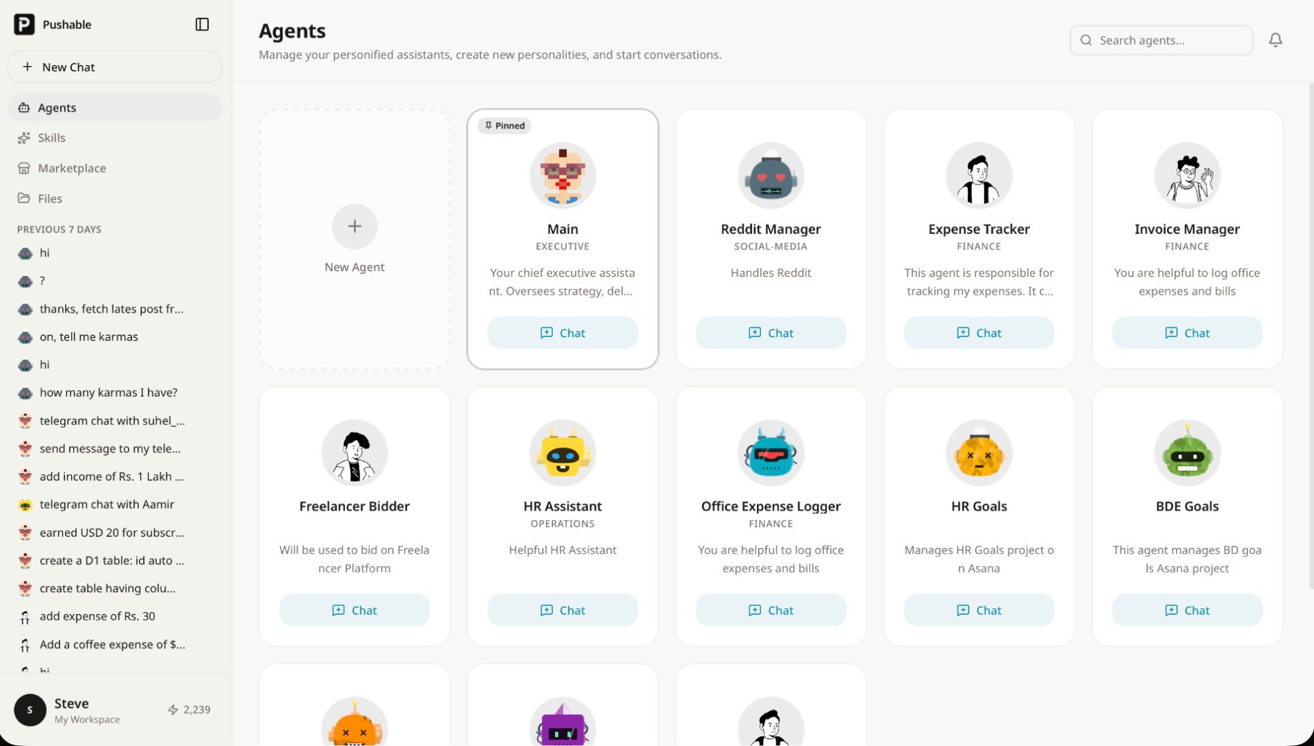 Pushableai product screenshot