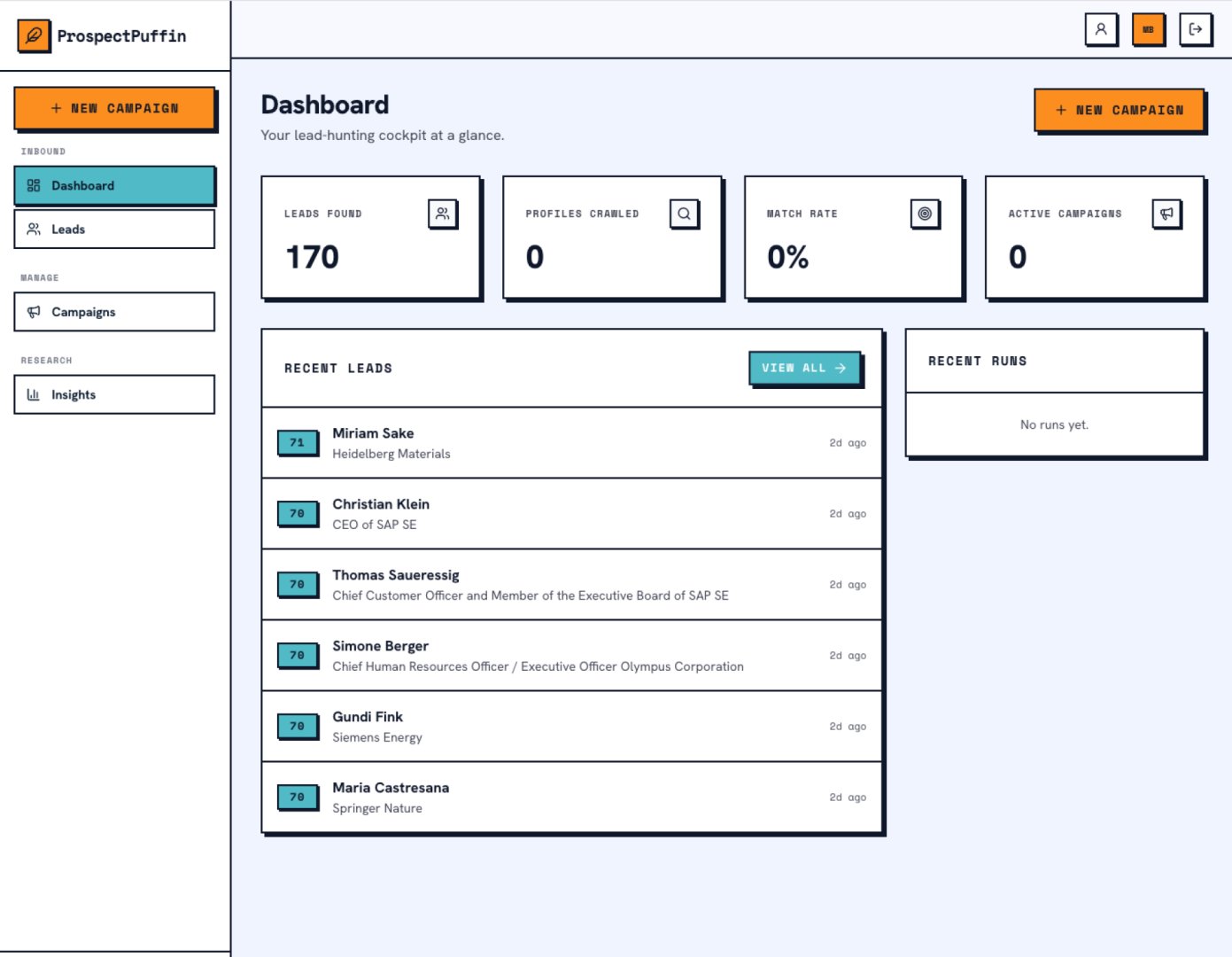 ProspectPuffin screenshot 2