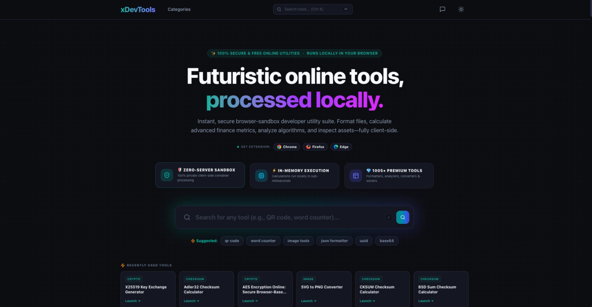 xDevTools product screenshot