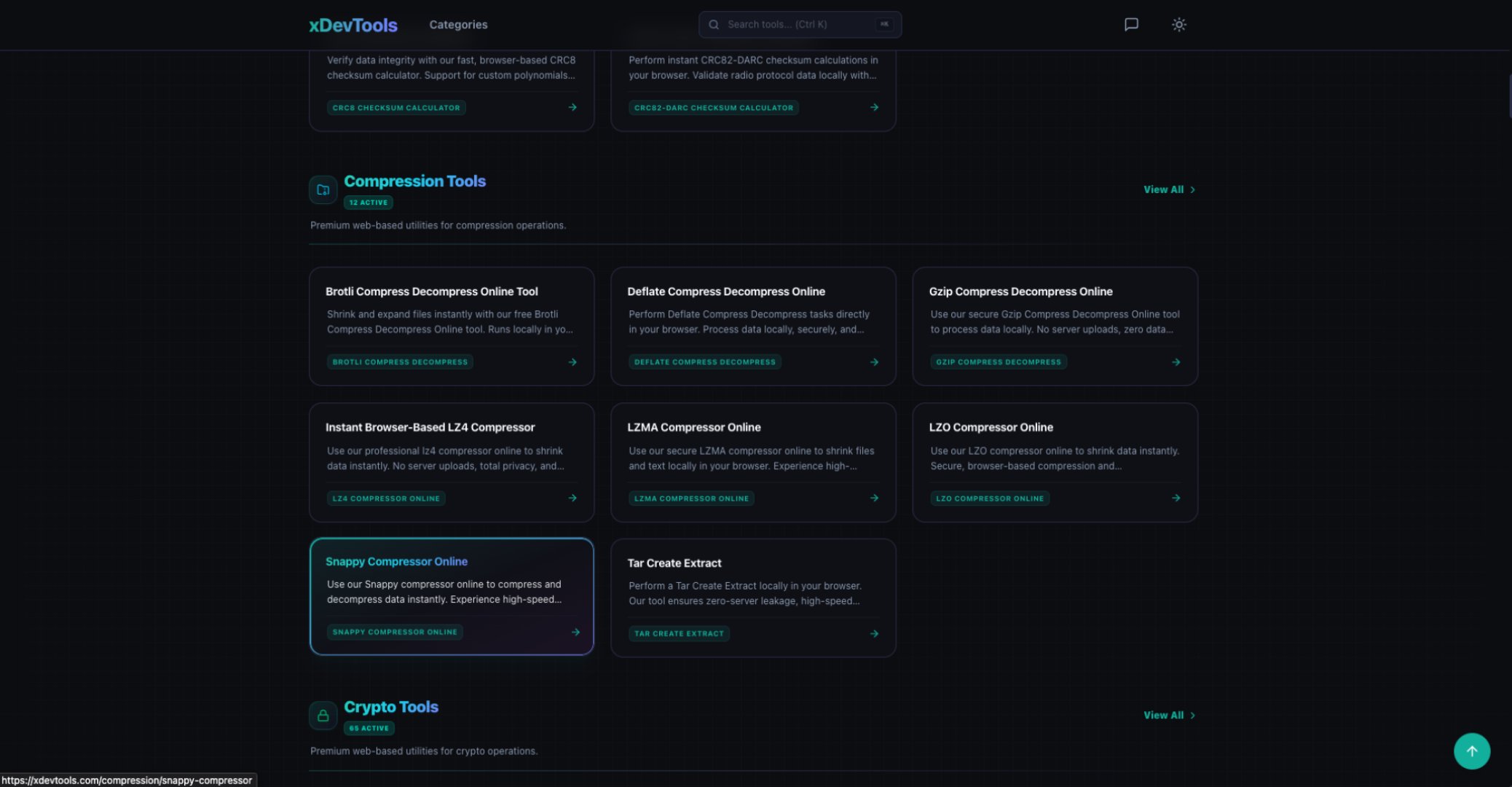 xDevTools screenshot 2