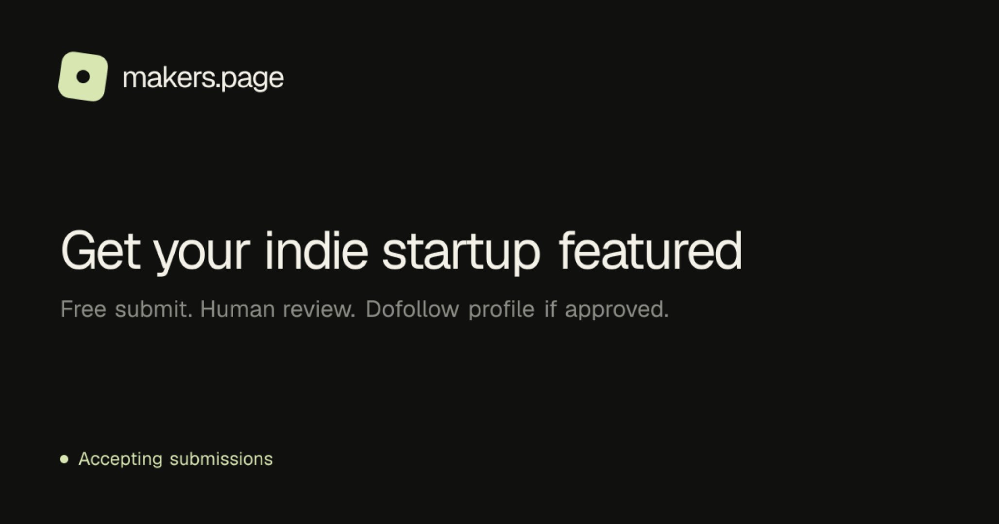 Makers Page product screenshot