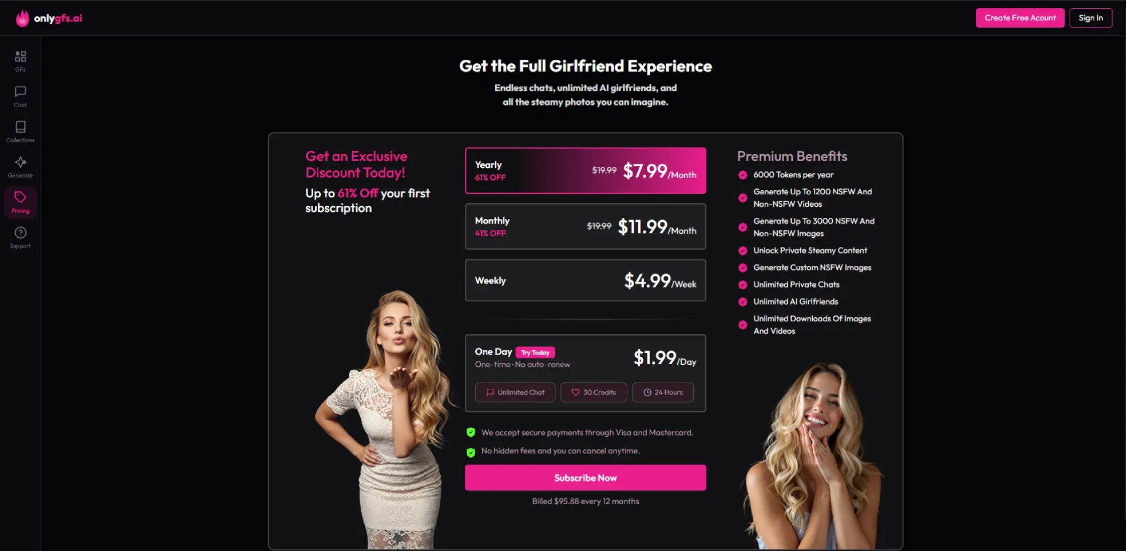 OnlyGFs.ai screenshot 2