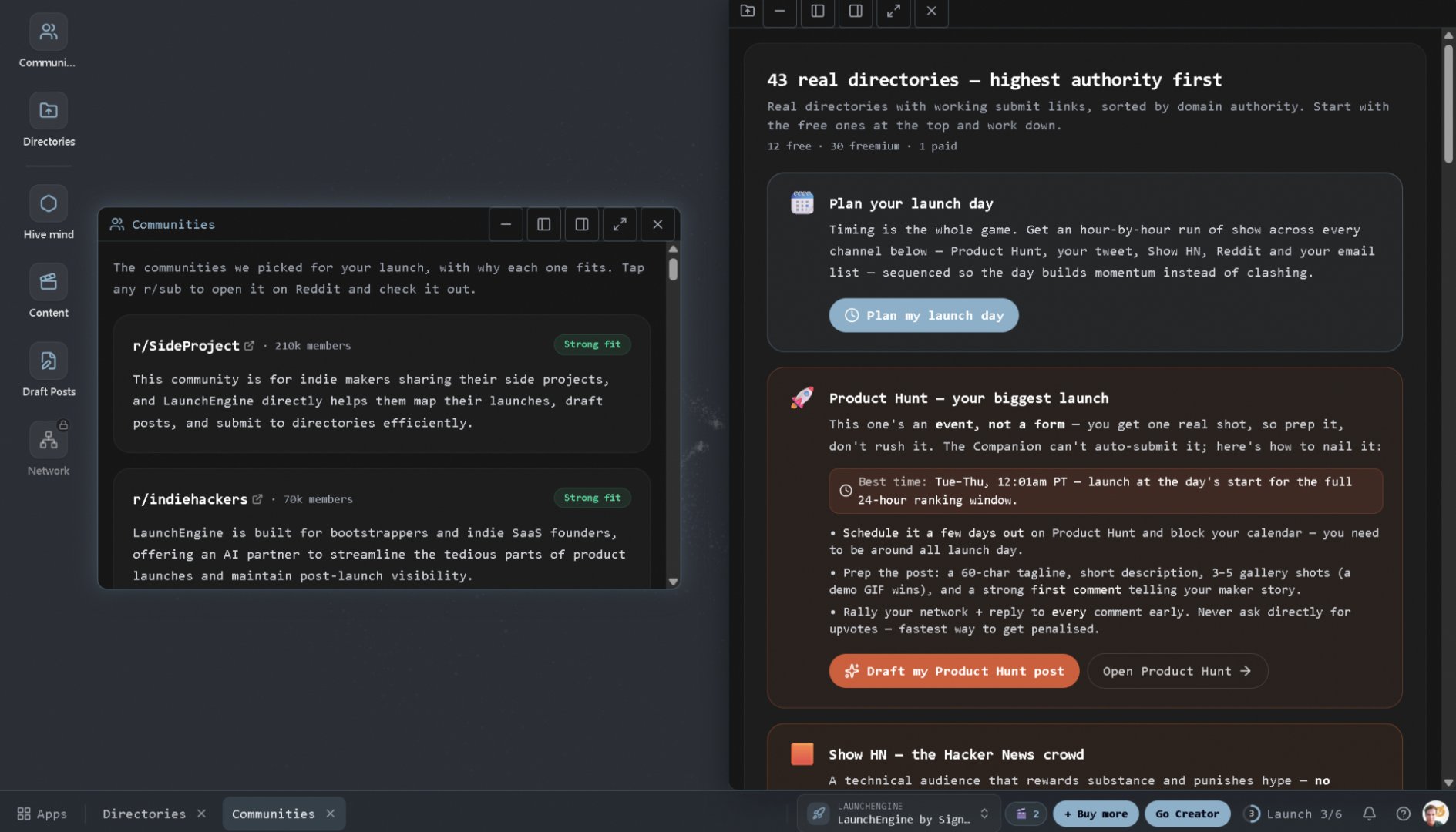 LaunchEngine screenshot 2