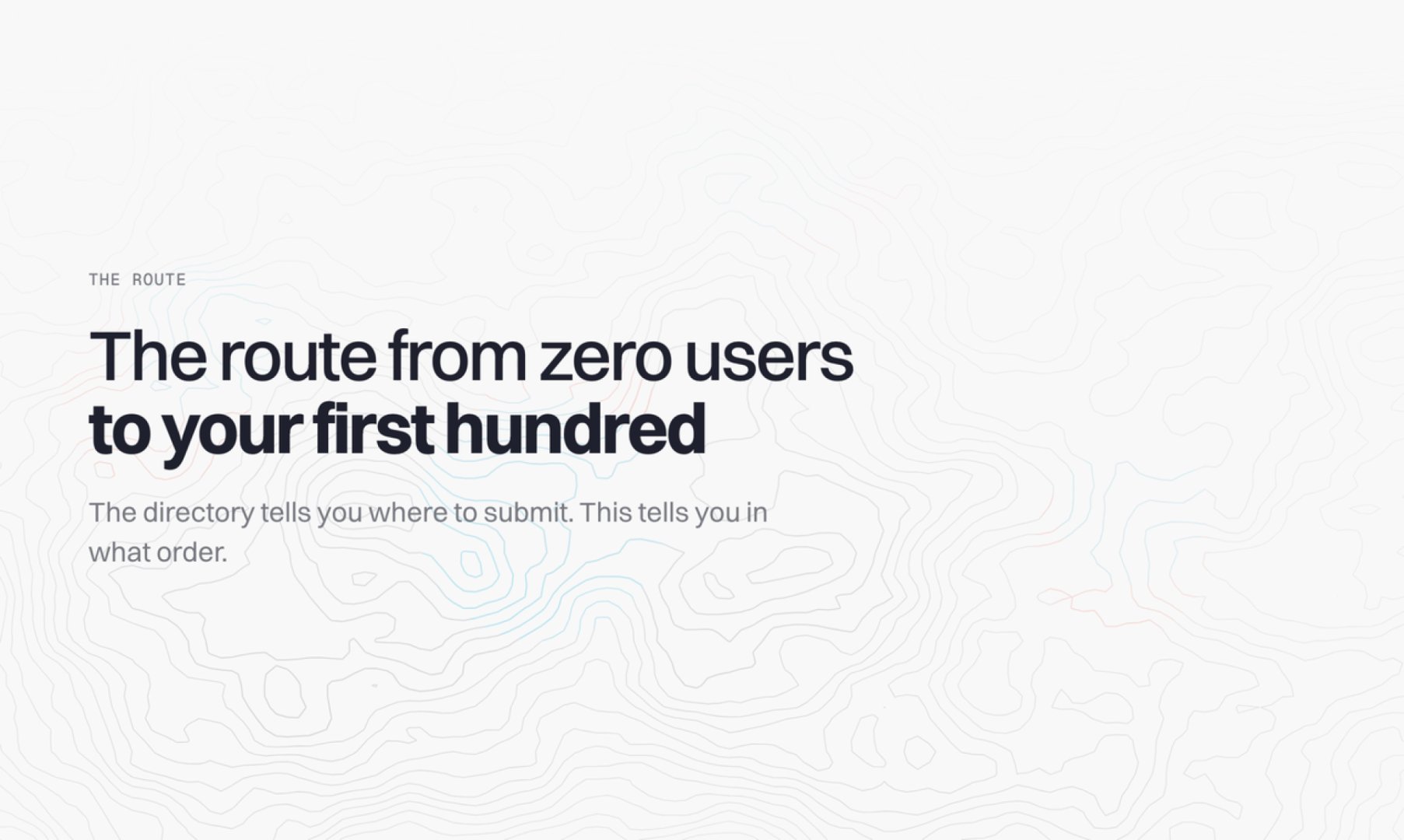 SubmitMap product screenshot