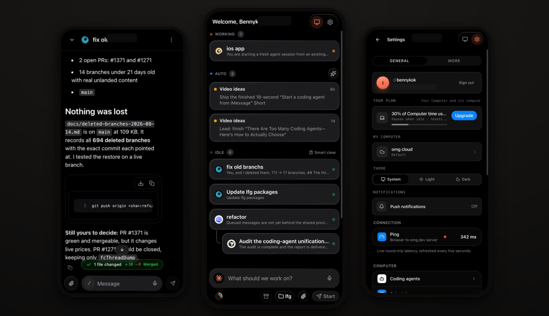 omg.dev product screenshot
