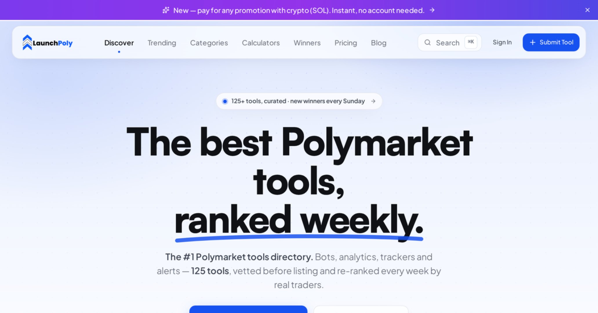 LaunchPoly product screenshot