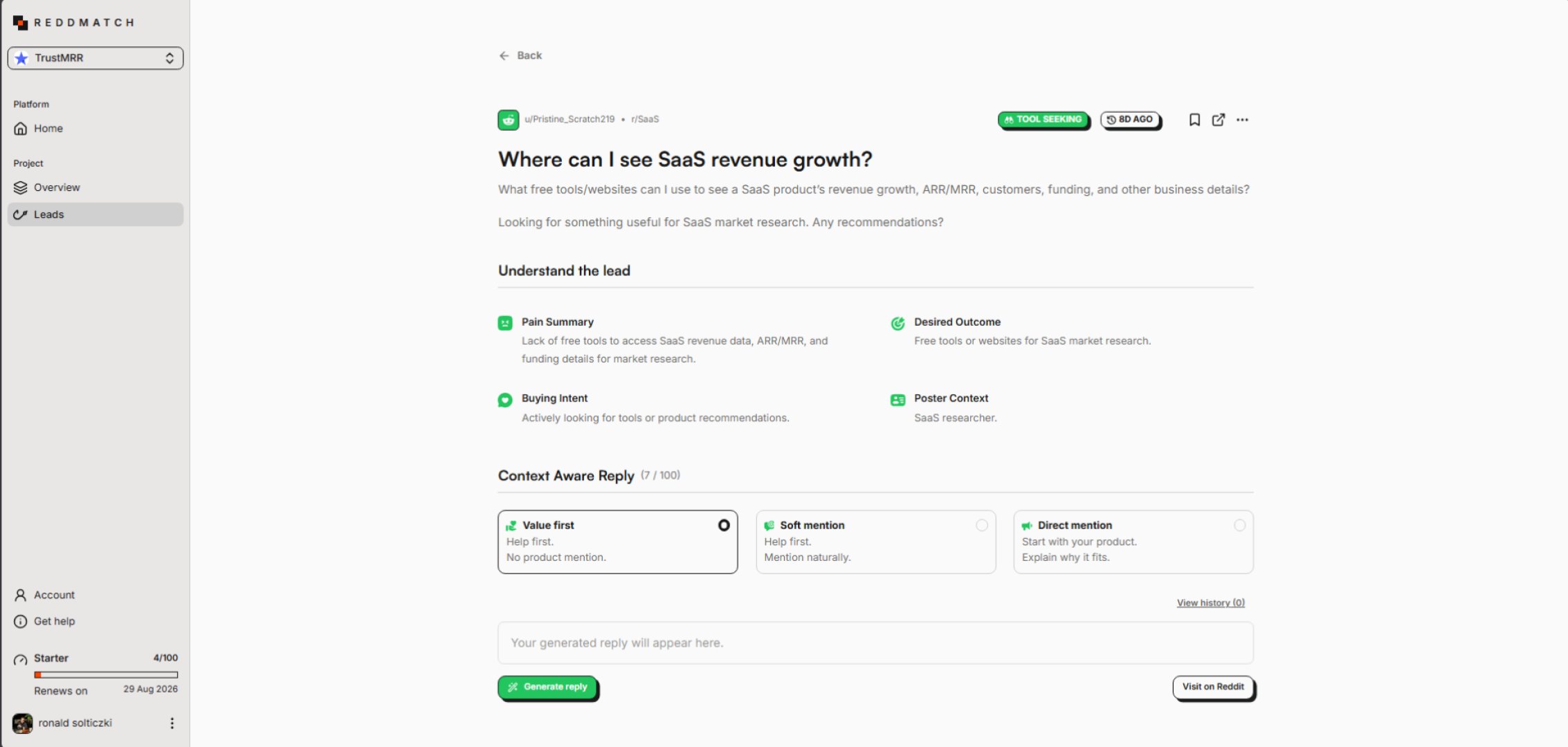 ReddMatch screenshot 2