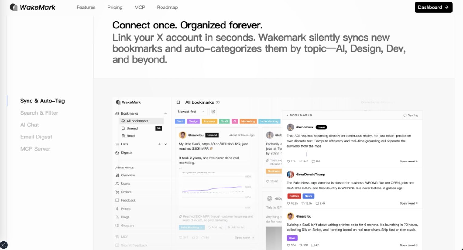 WakeMark screenshot 2