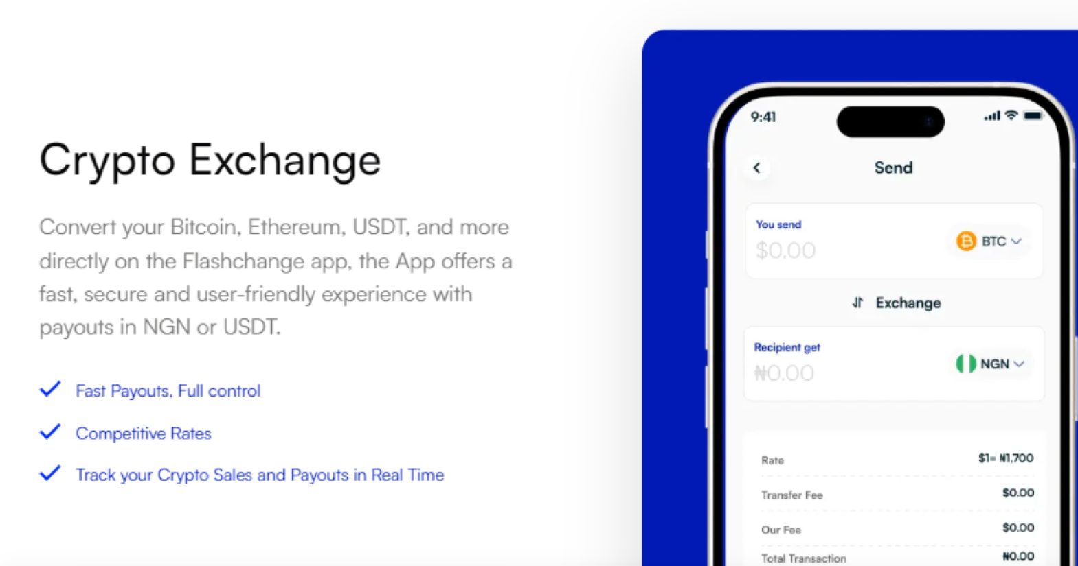 FlashChange product screenshot