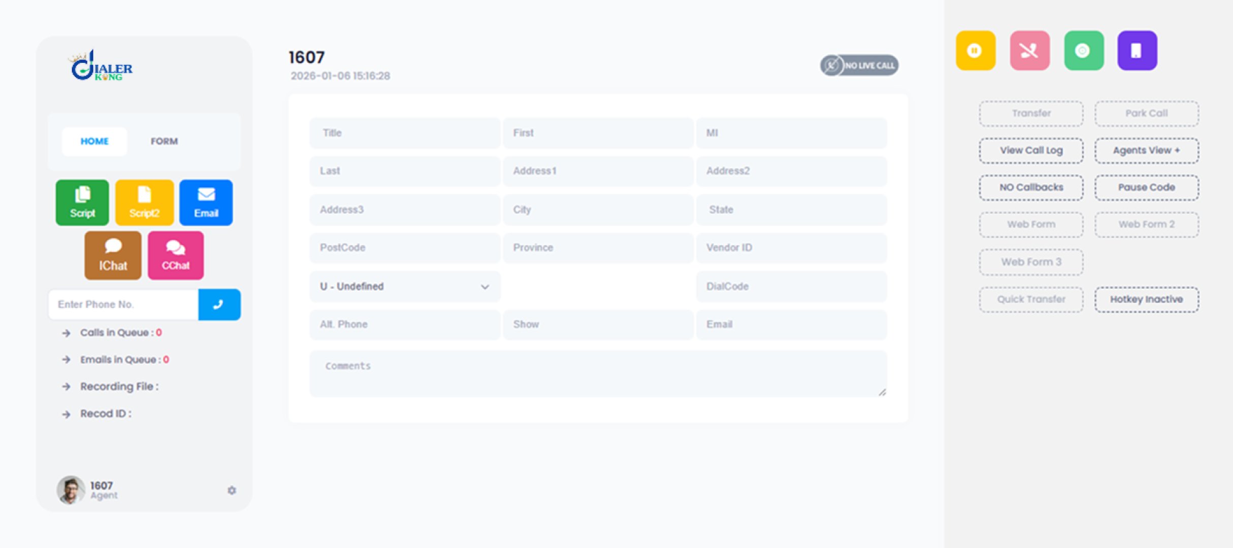 Custom Contact Center Dialer Solution screenshot 2