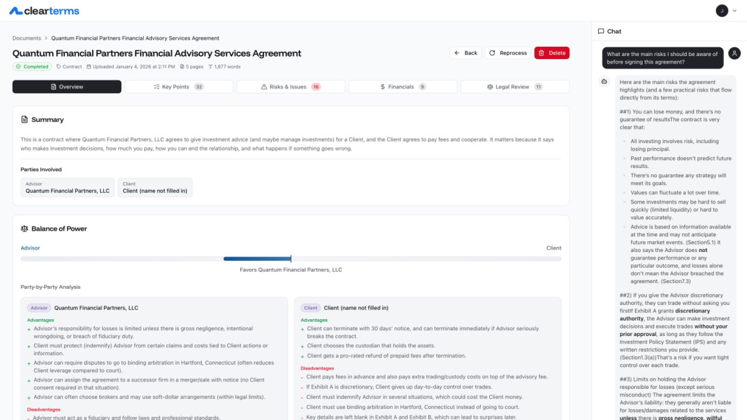 ClearTerms screenshot 2