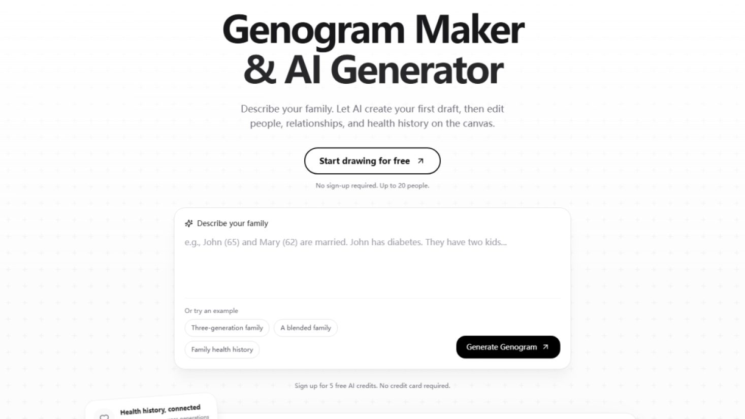 GenogramLab product screenshot