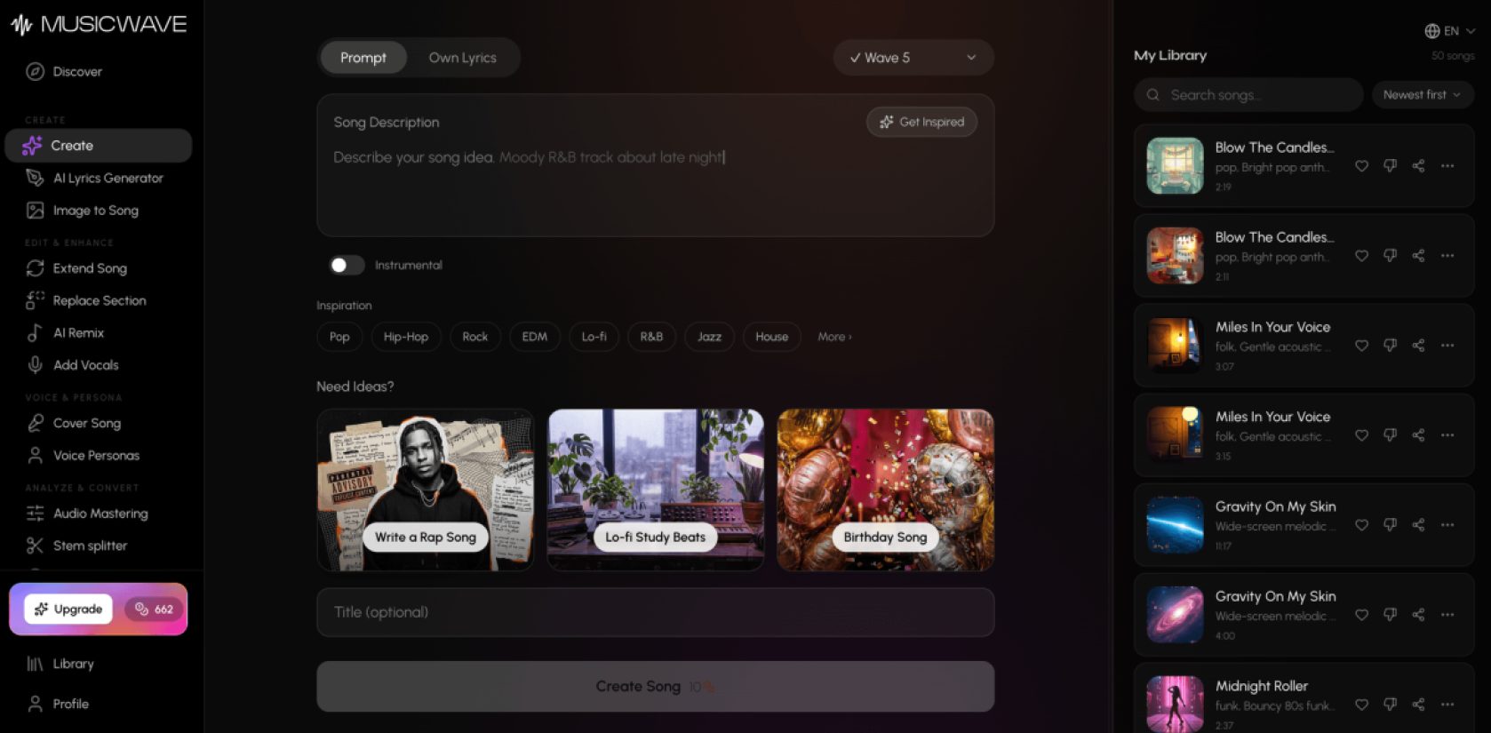 MusicWave.ai screenshot 2