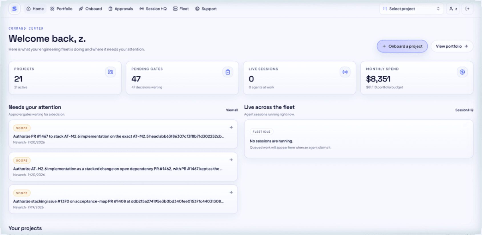 Navarch product screenshot