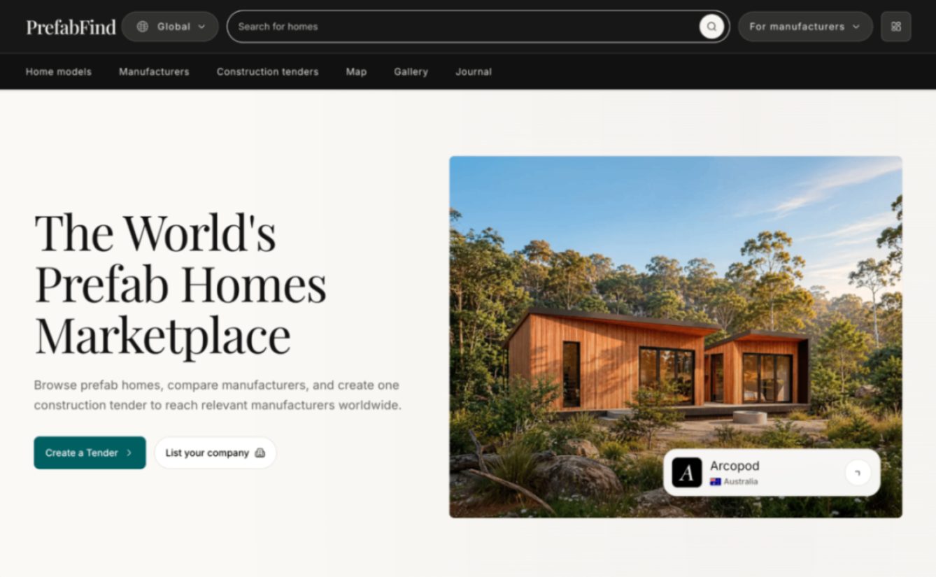 prefabfind product screenshot