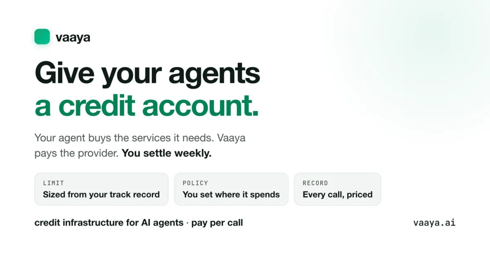 Vaaya product screenshot