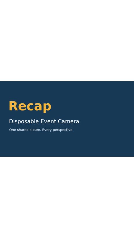 Recap product screenshot