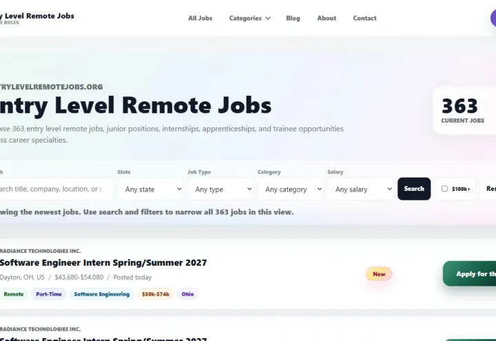 Entry Level Remote Jobs screenshot 1