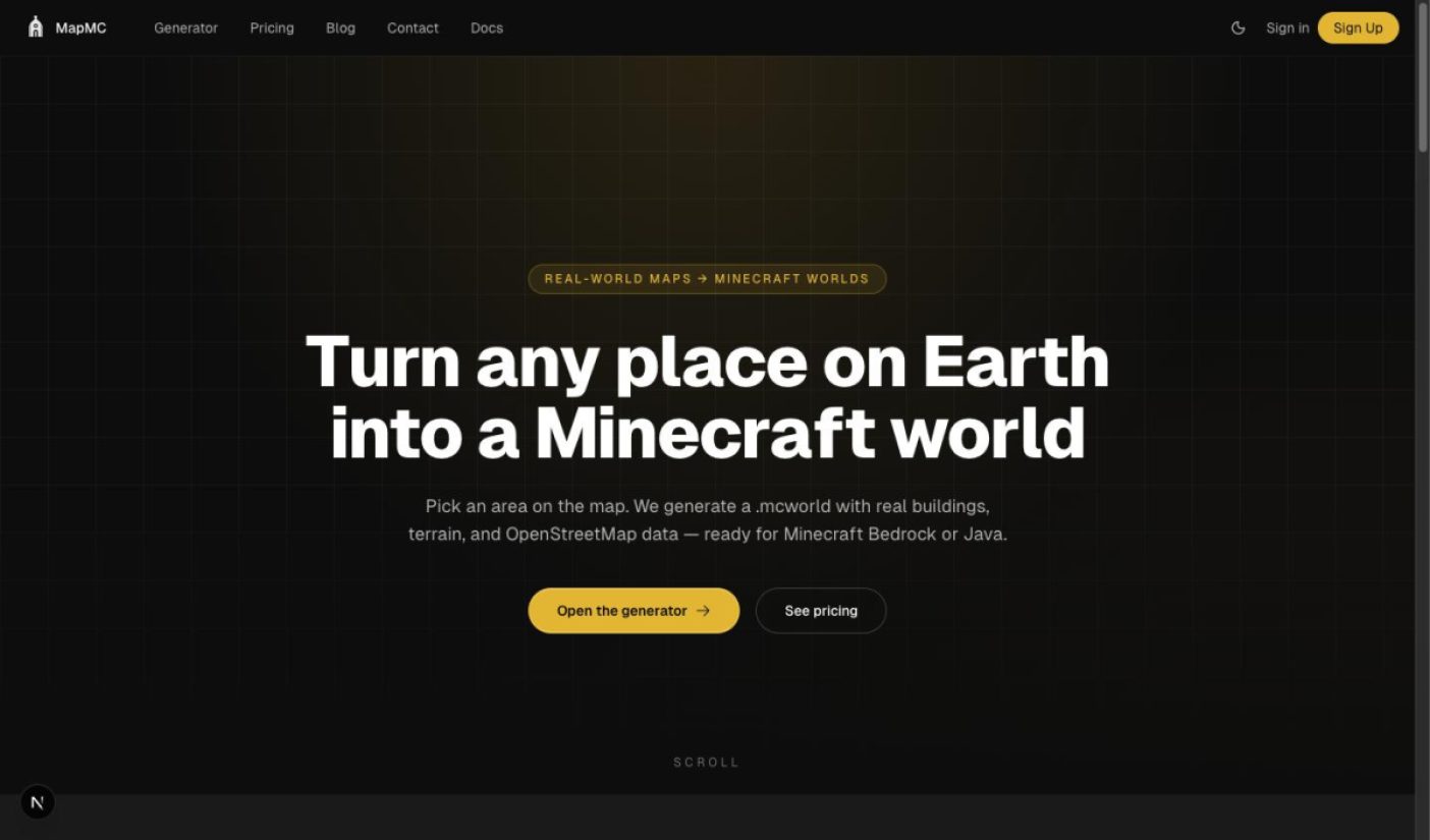 MapMC product screenshot