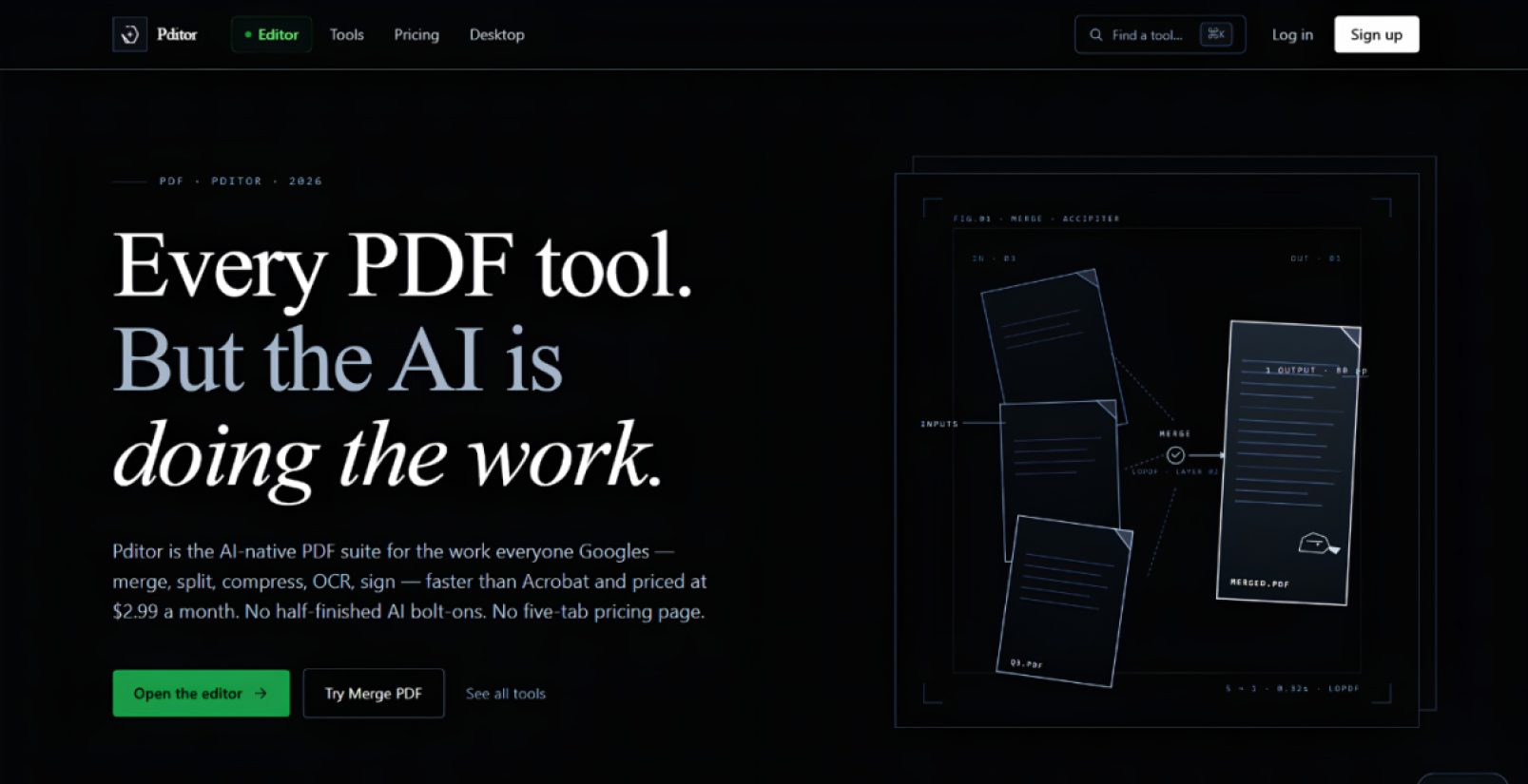 Pditor product screenshot