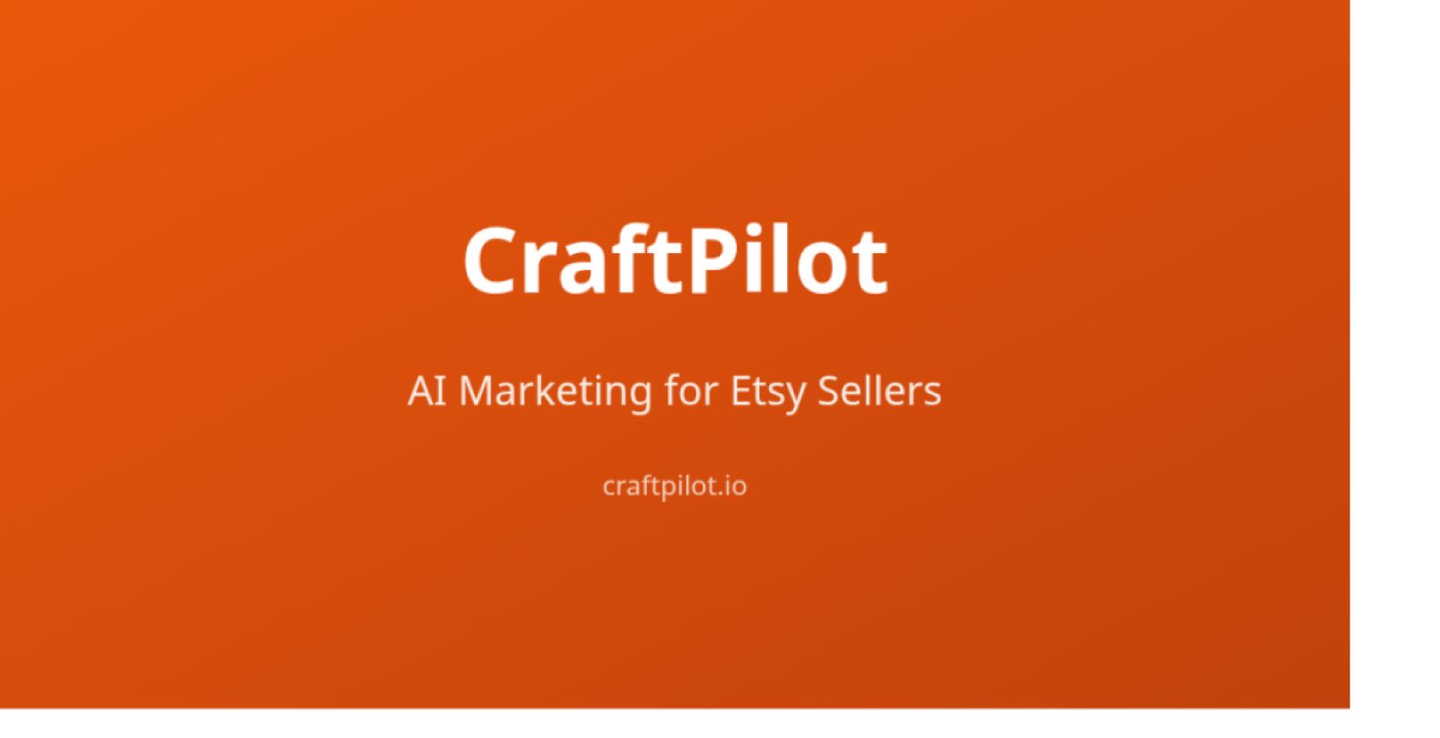CraftPilot product screenshot