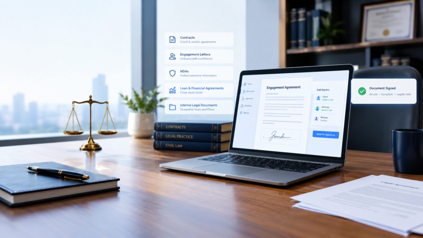 Legal Practice Management eSign Integration product screenshot