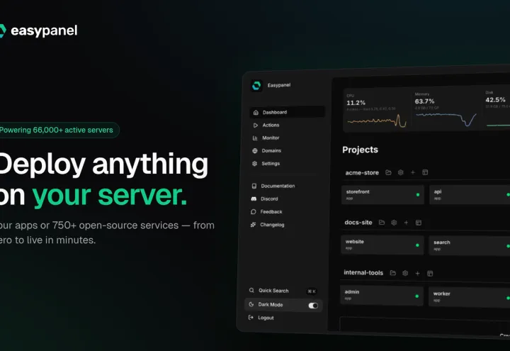 Easypanel screenshot 1