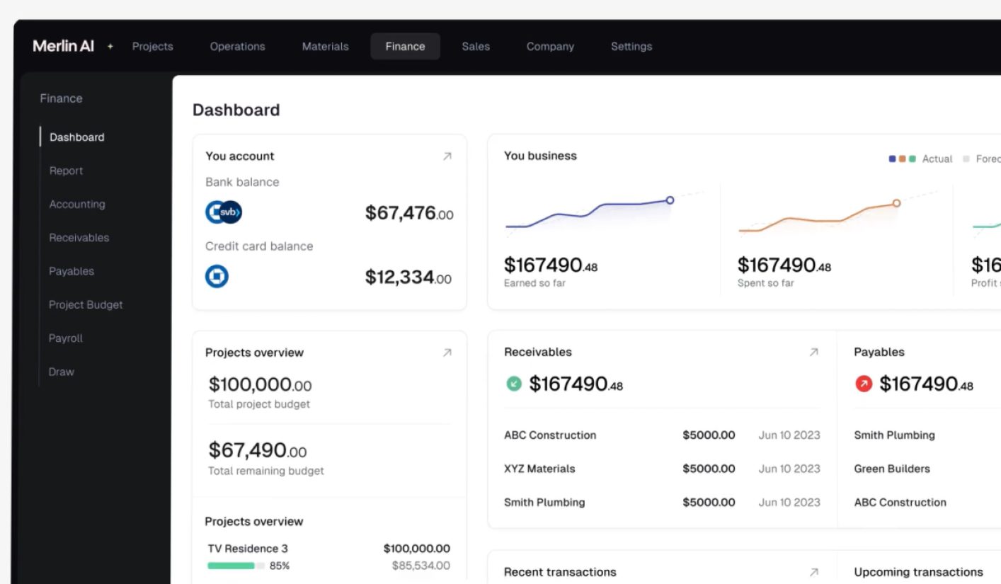 MerlinAI product screenshot