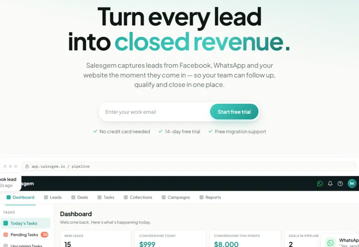 salesgem.io screenshot 1