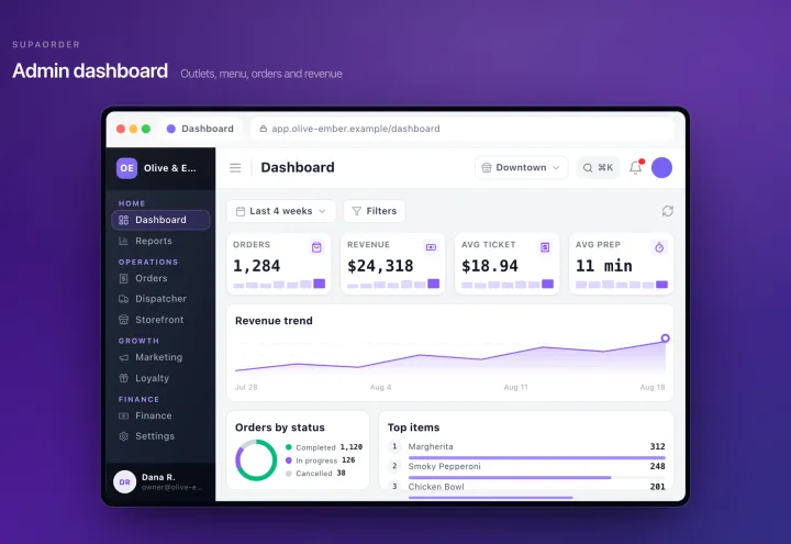Supaorder screenshot 2