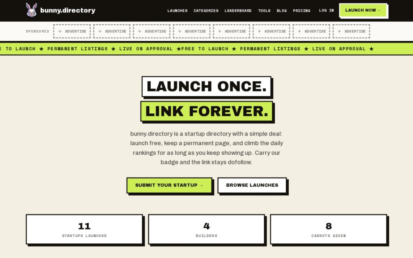 bunny.directory product screenshot