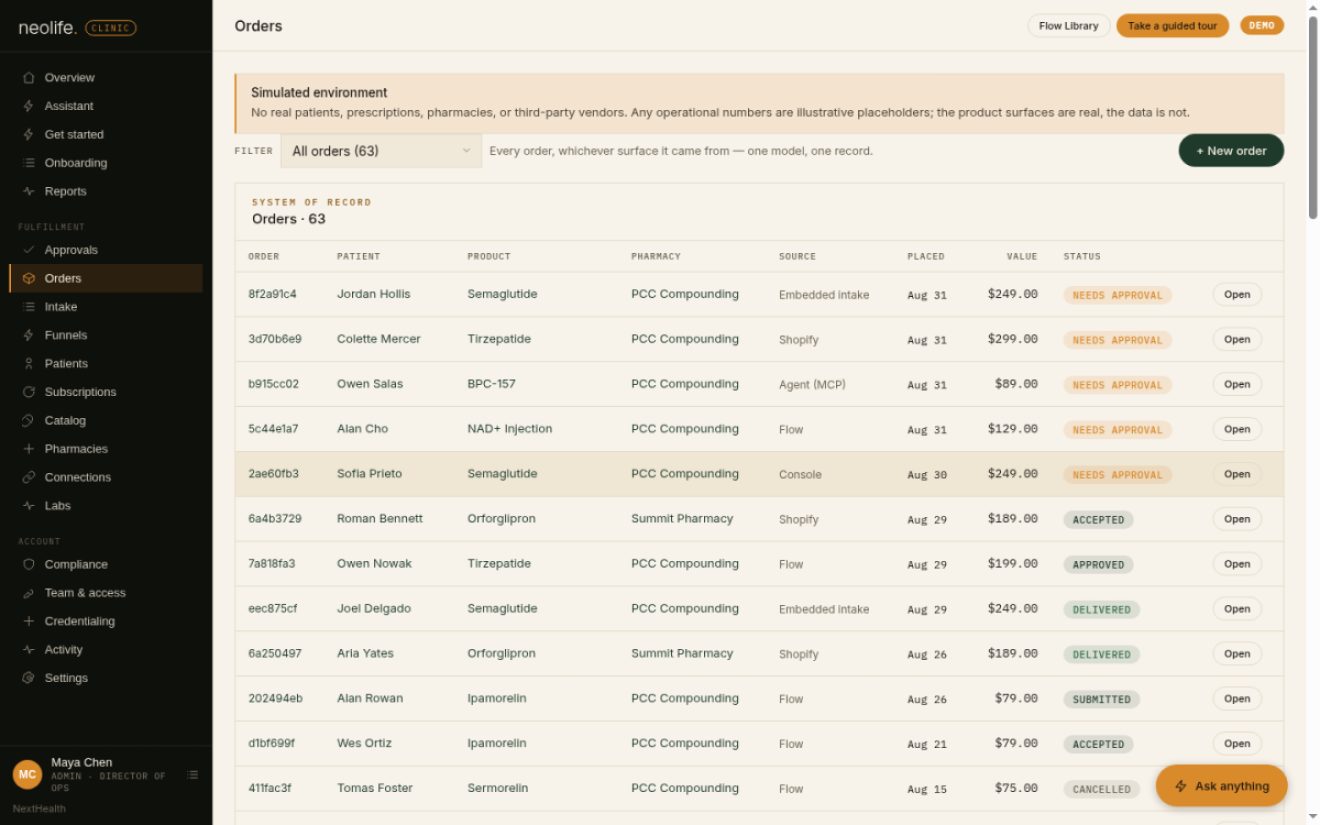 NeoLife product screenshot