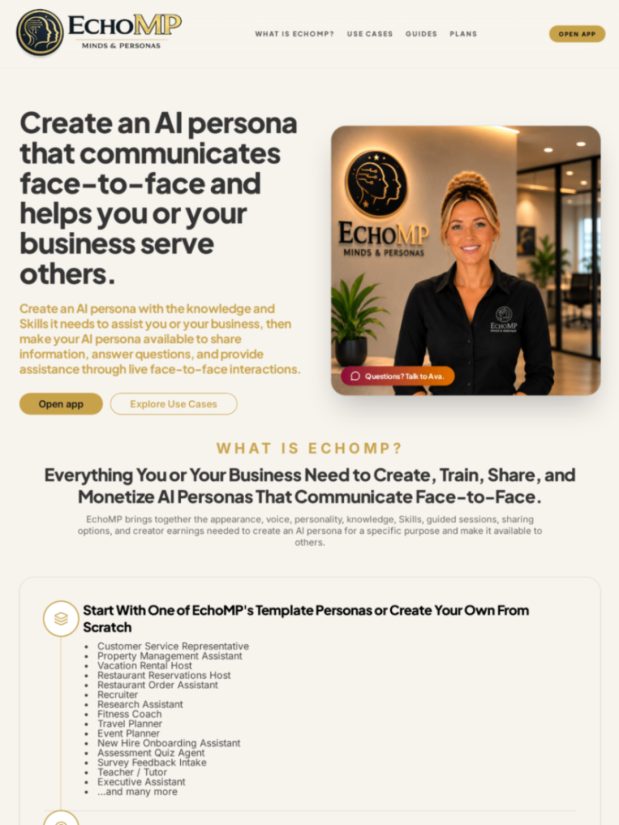 EchoMP product screenshot