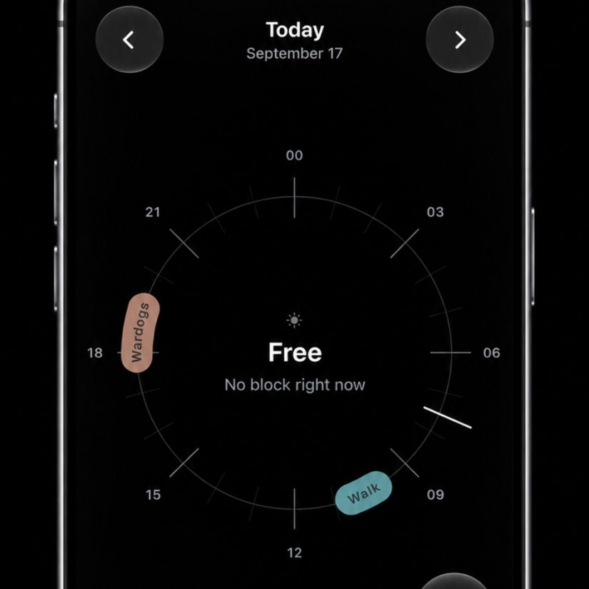 Radialday product screenshot