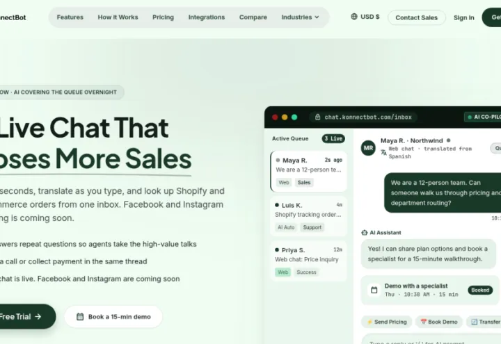KonnectBot screenshot 1