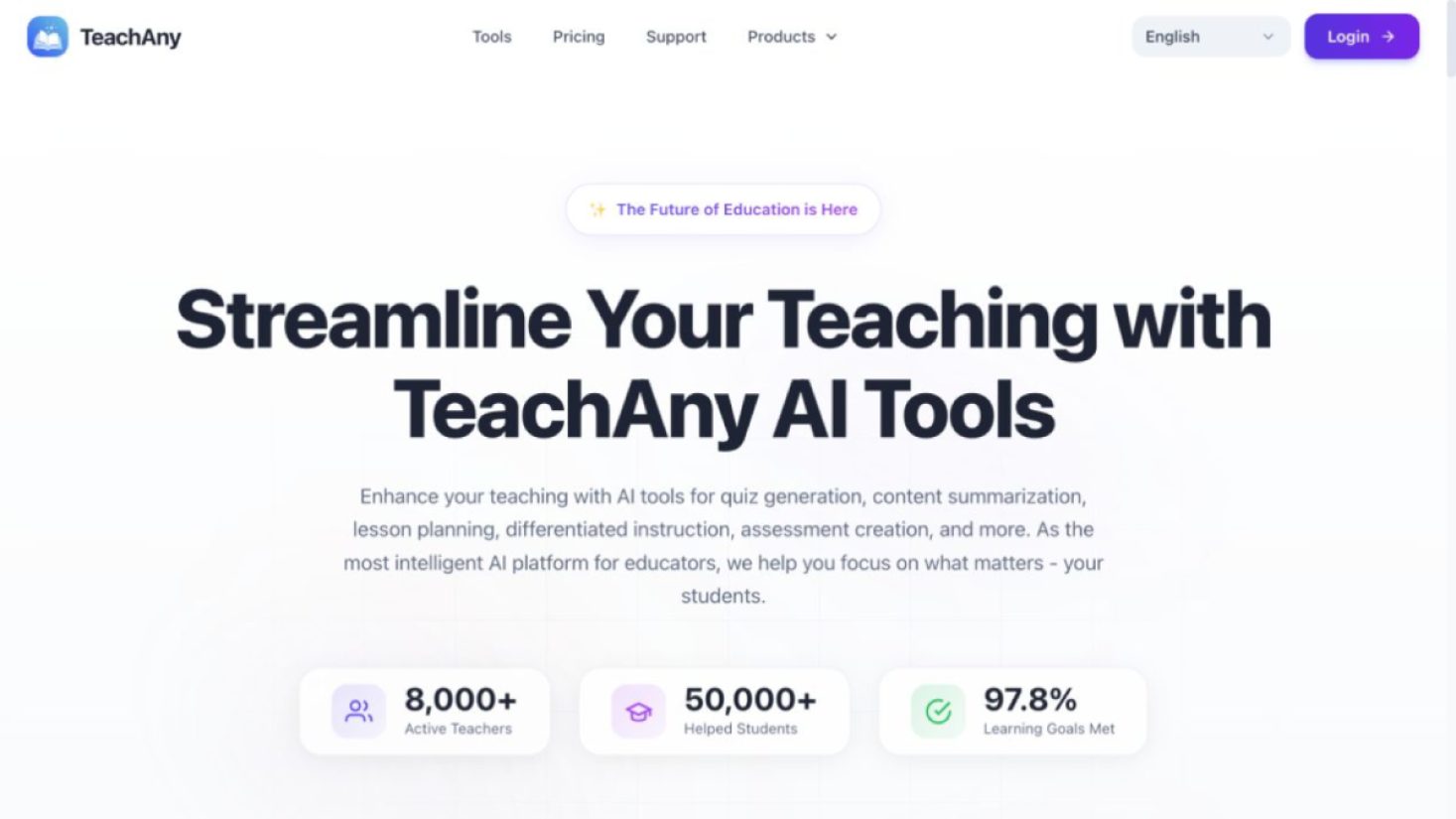 TeachAny product screenshot