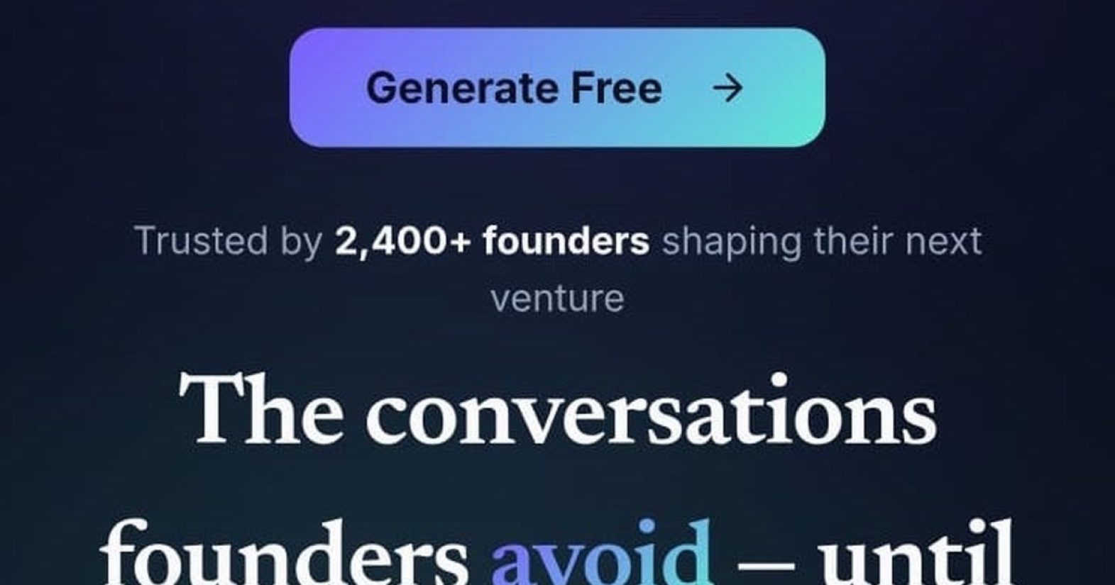 FounderAgreement.com product screenshot