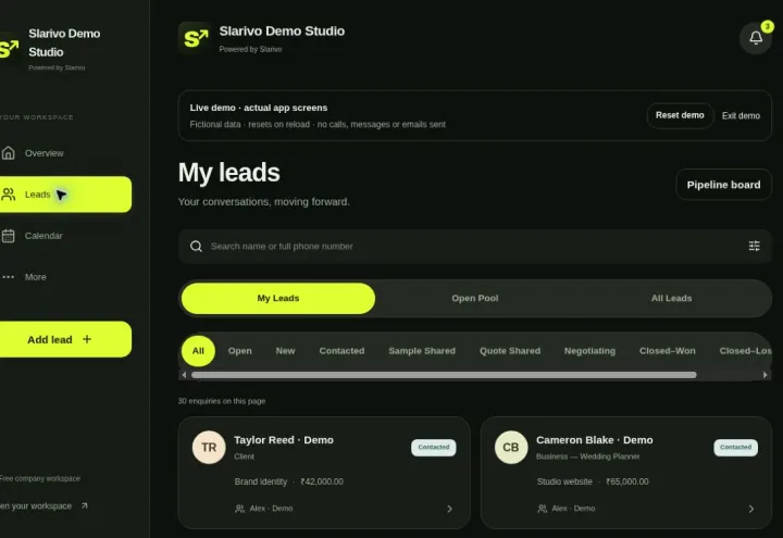 Slarivo Leads screenshot 2