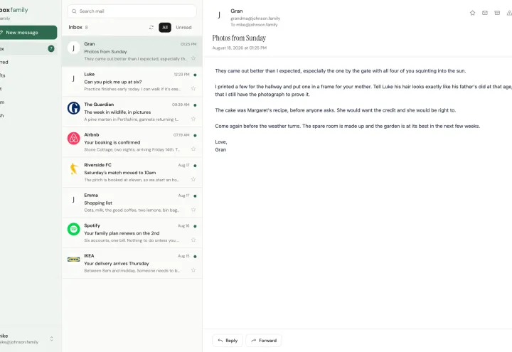 InboxFamily screenshot 1