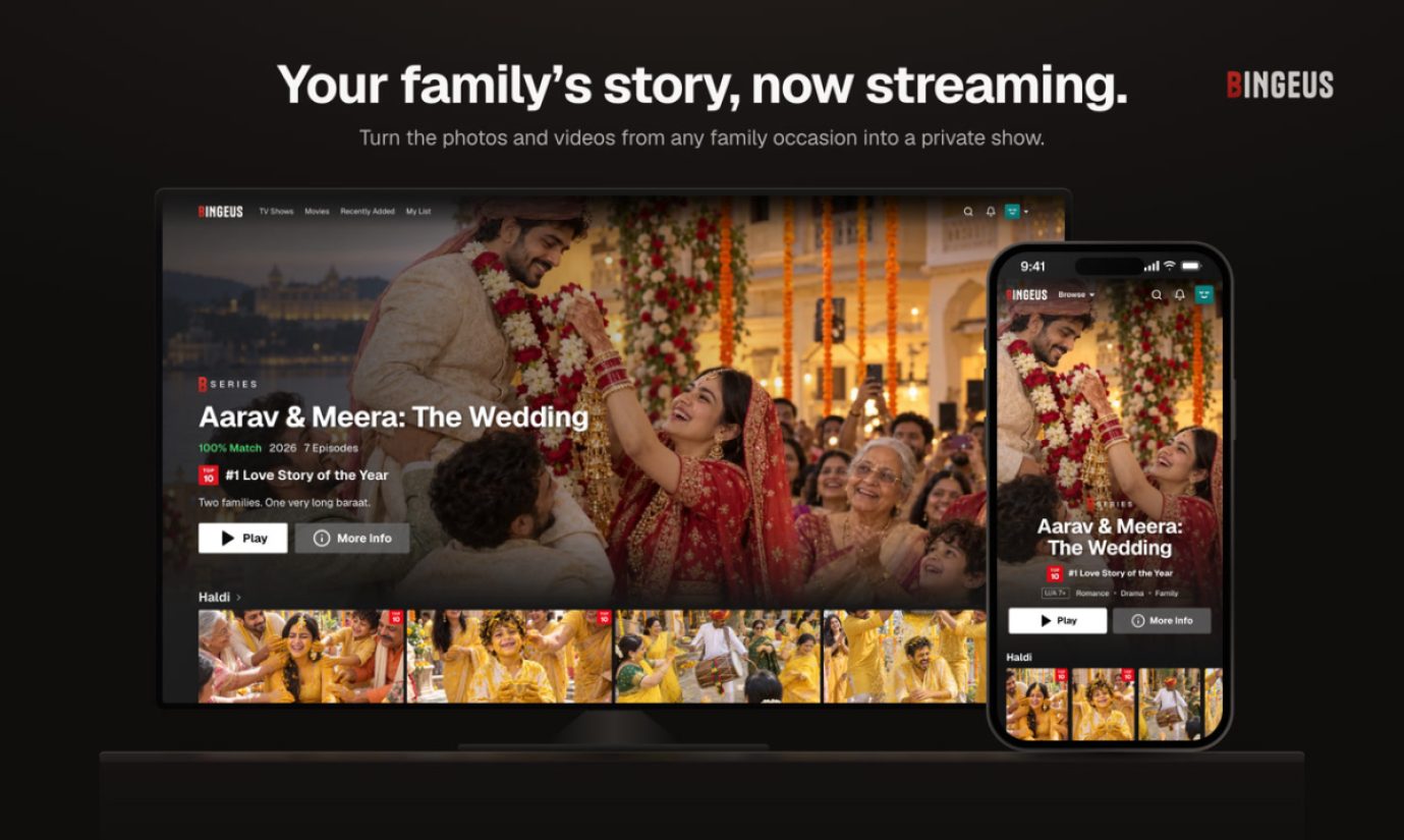 BingeUs product screenshot