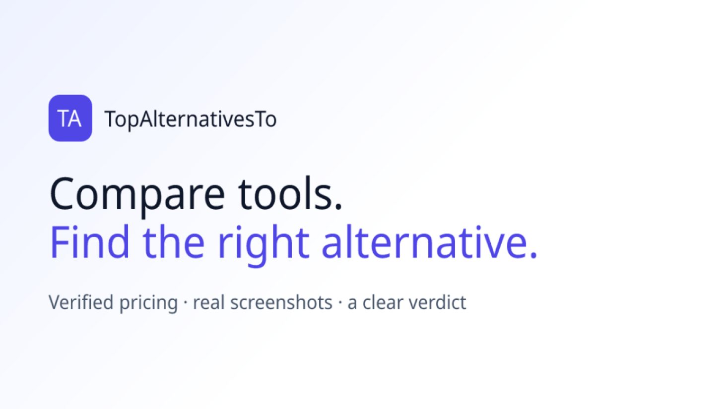 TopAlternatives product screenshot
