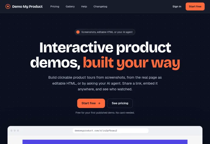 Demo My Product screenshot 1