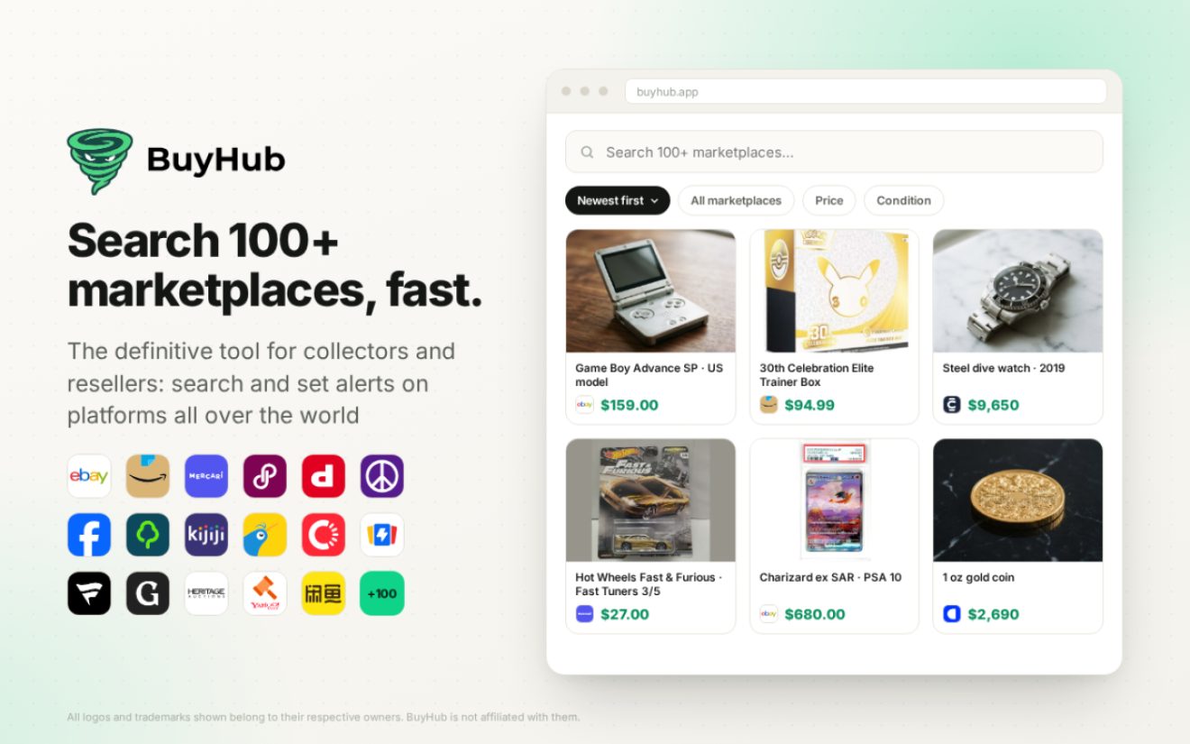 BuyHub product screenshot