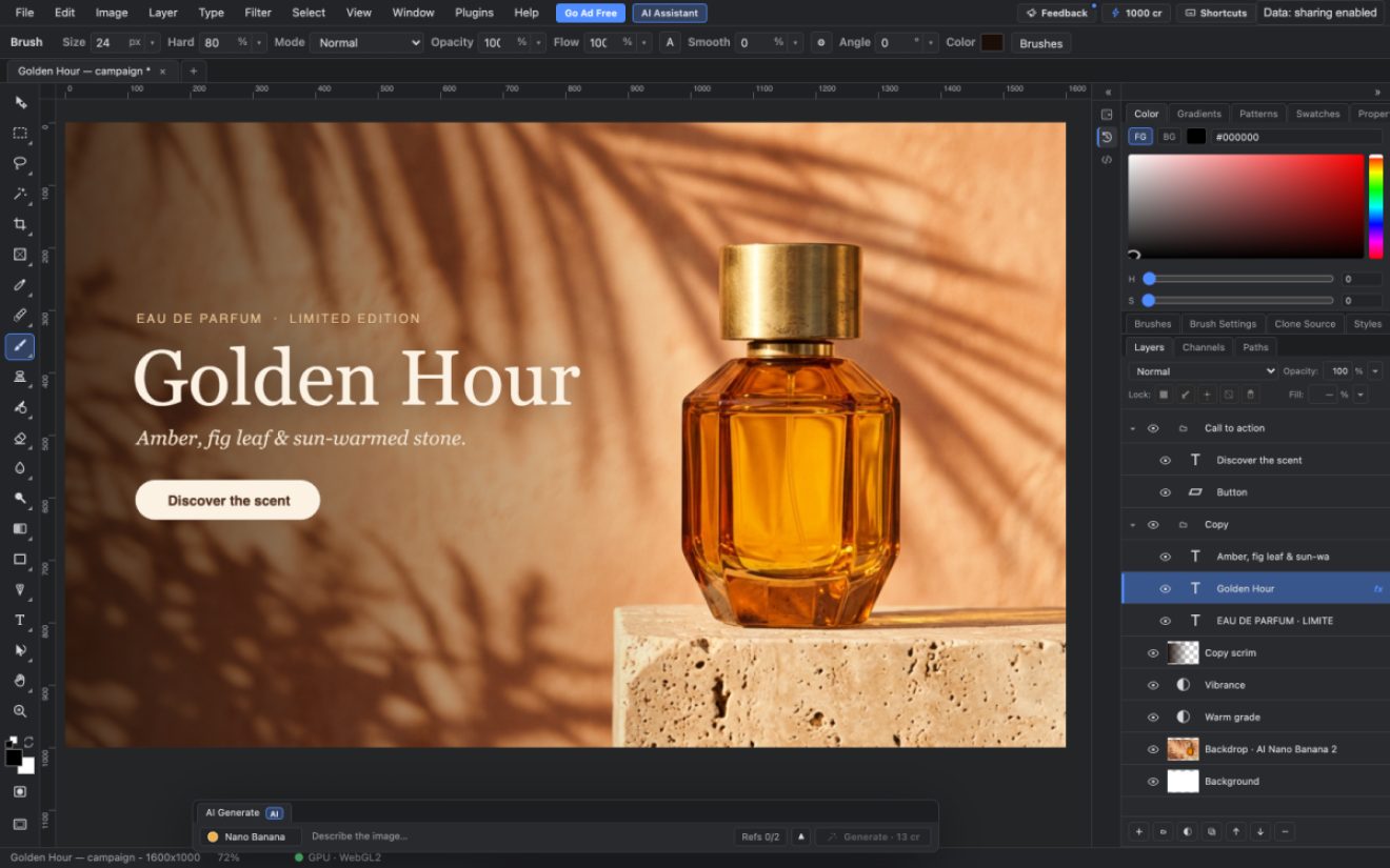 PhotoFresco product screenshot