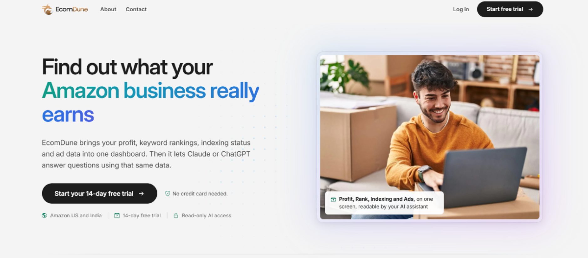EcomDune product screenshot