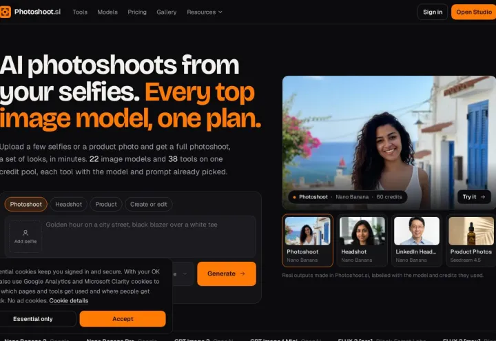 Photoshoot.si screenshot 1