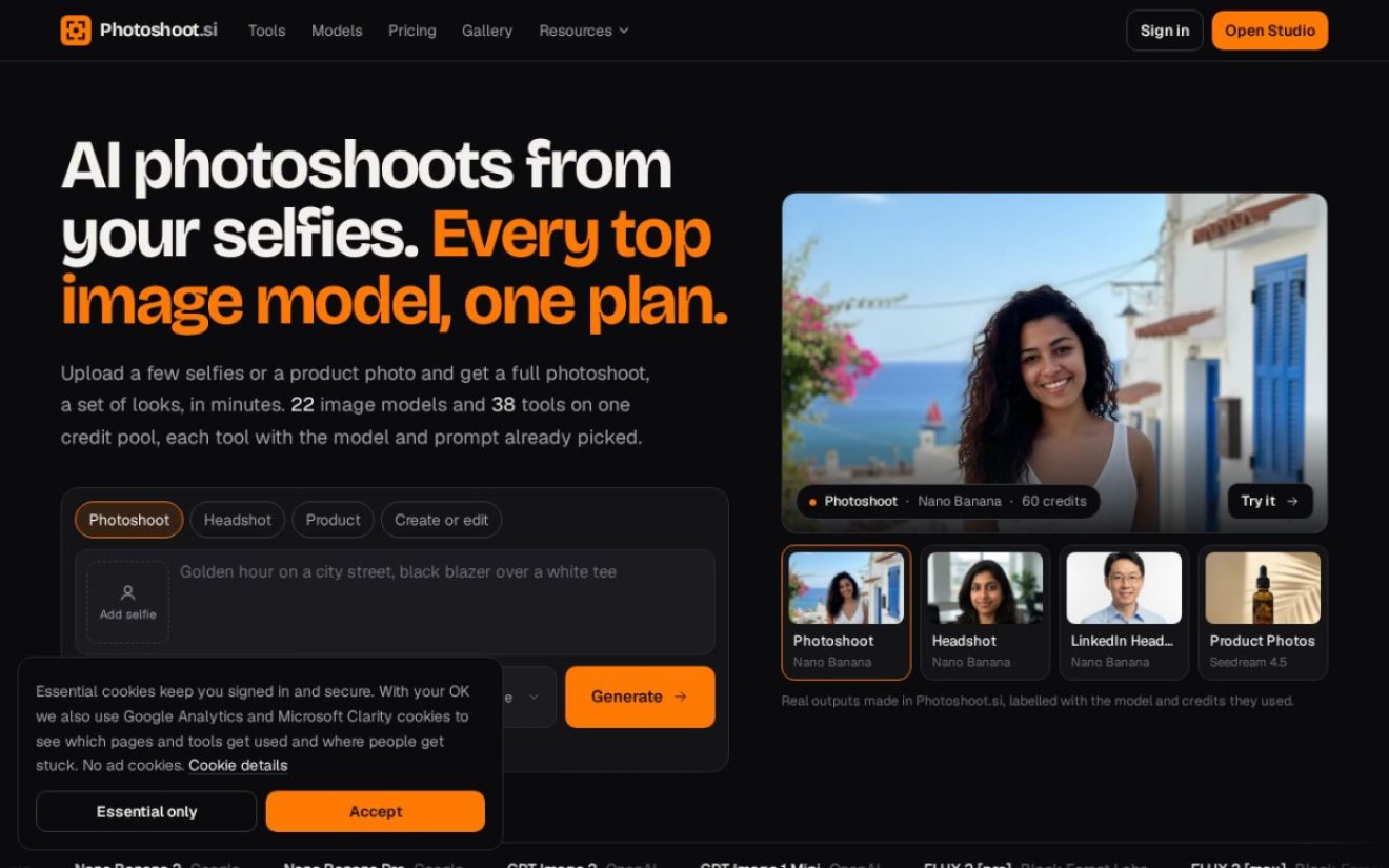 Photoshoot.si product screenshot
