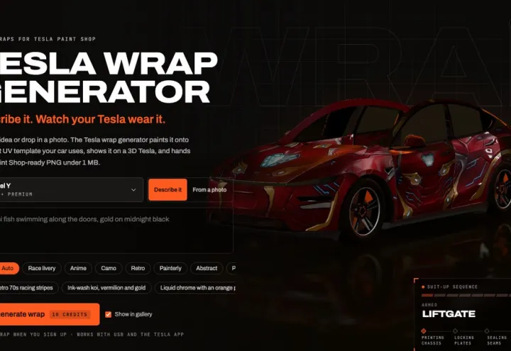 Tesla Wrap Generator screenshot 1